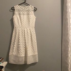 Size 6 white Sandra Dareen dress